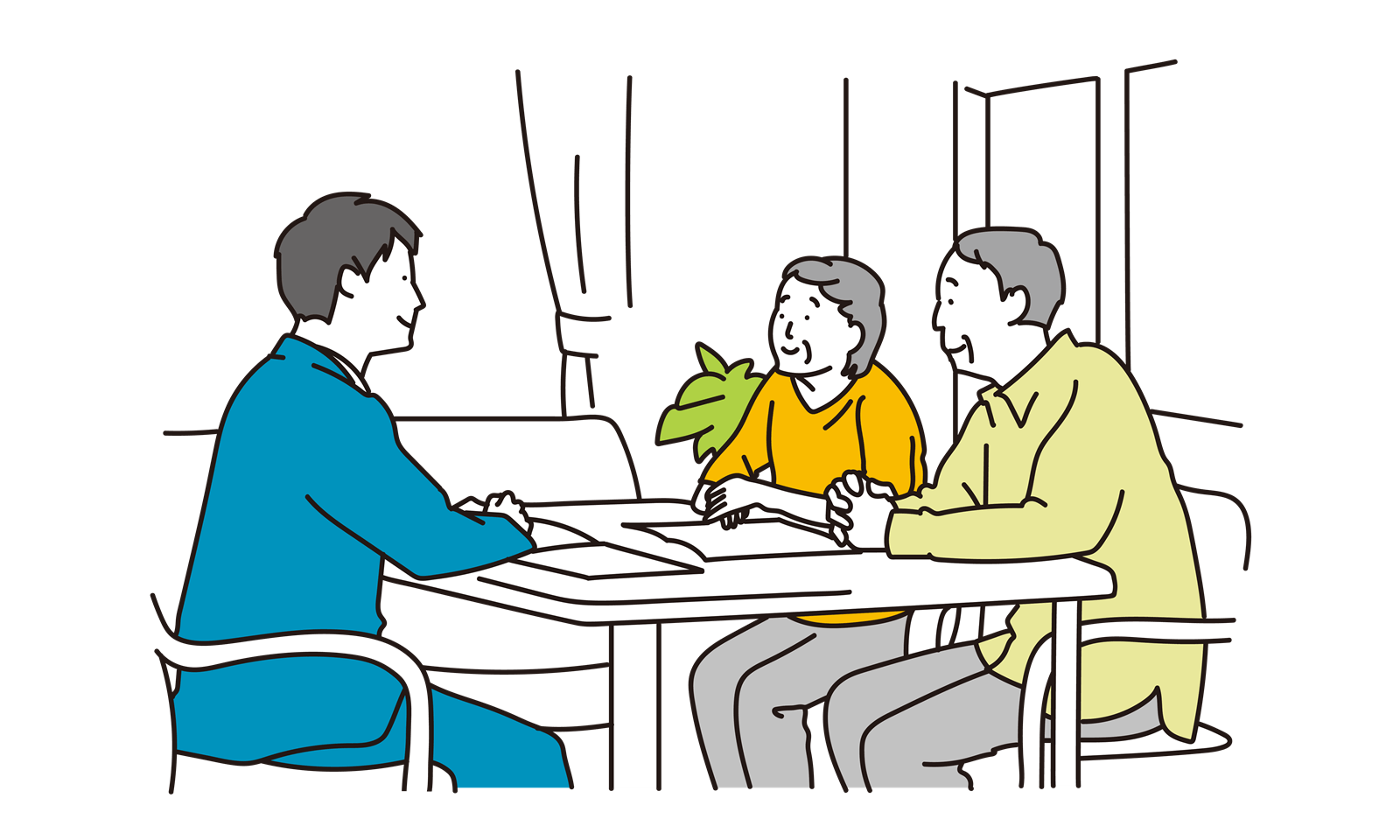 初回無料相談など8つの安心が特長